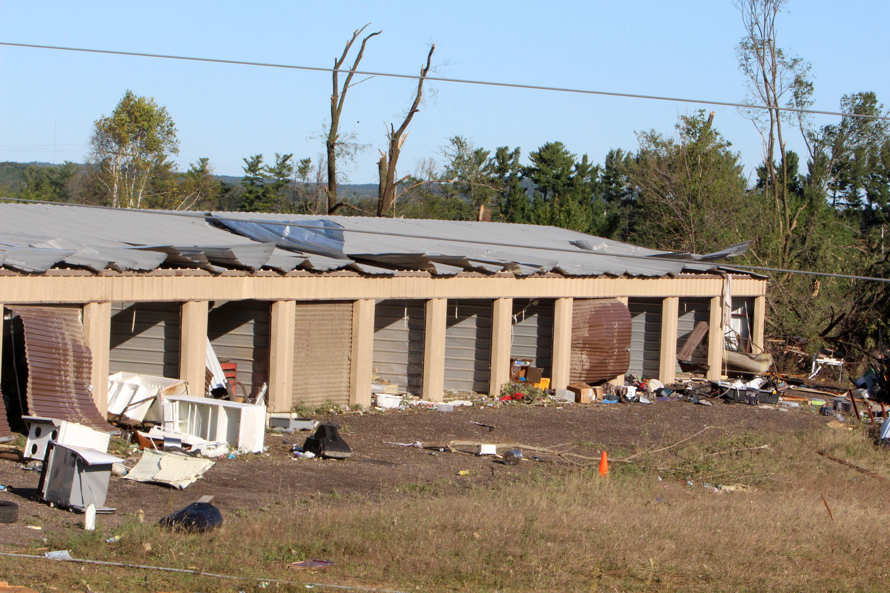 Tornado damage in near Wheaton/Elk Mound 9-25